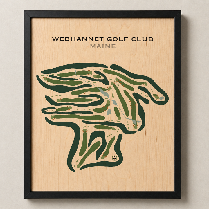 Webhannet Golf Club, Maine - Printed Golf Courses