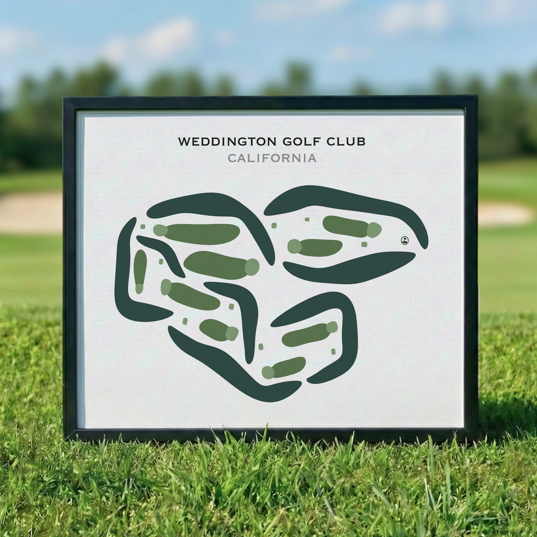 Weddington Golf Club, California - Printed Golf Courses