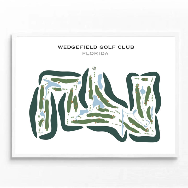 Wedgefield Golf Club, Florida - Printed Golf Courses