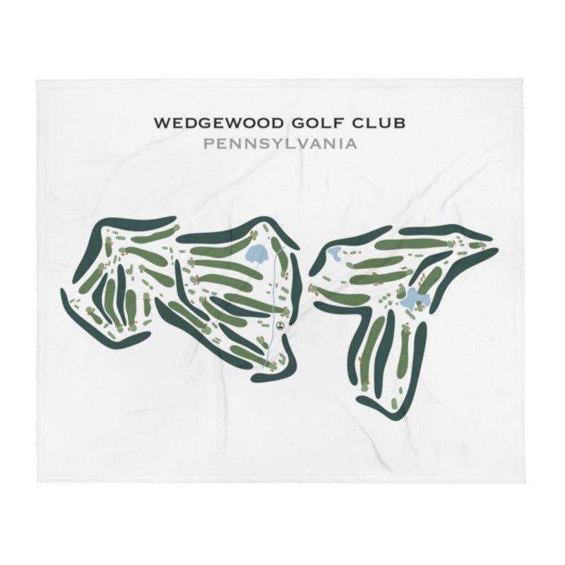 Wedgewood Golf Club, Pennsylvania - Printed Golf Course