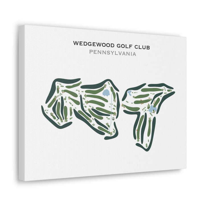 Wedgewood Golf Club, Pennsylvania - Printed Golf Course