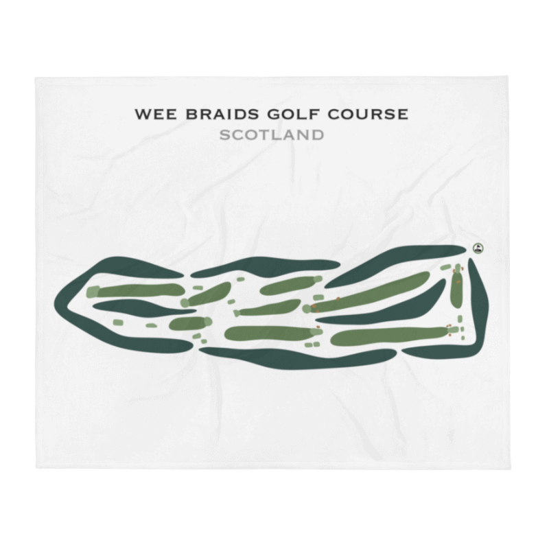 Wee Braids Golf Course, Scotland - Printed Golf Courses