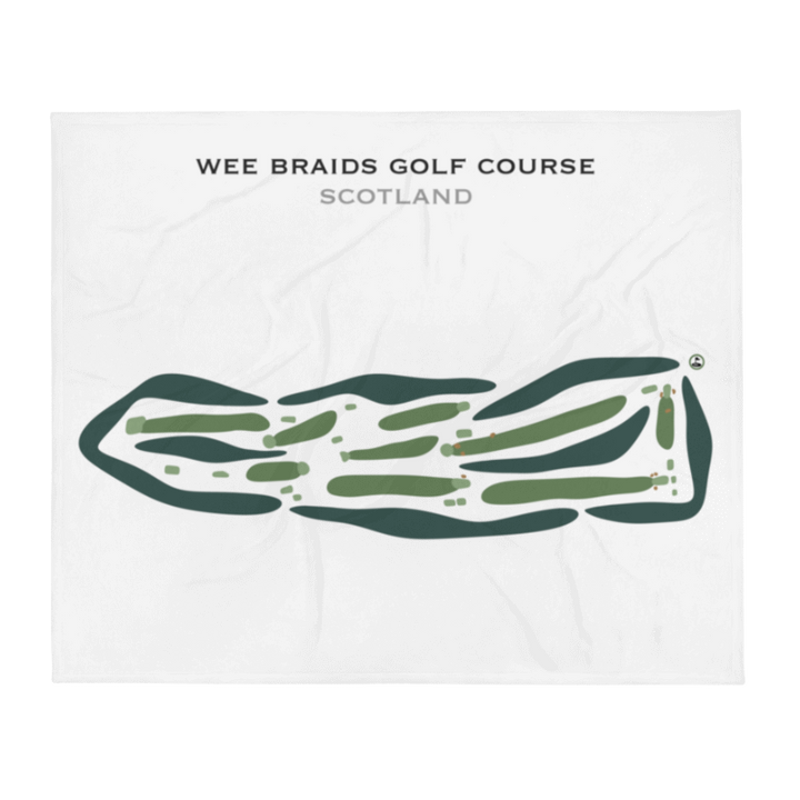 Wee Braids Golf Course, Scotland - Printed Golf Courses