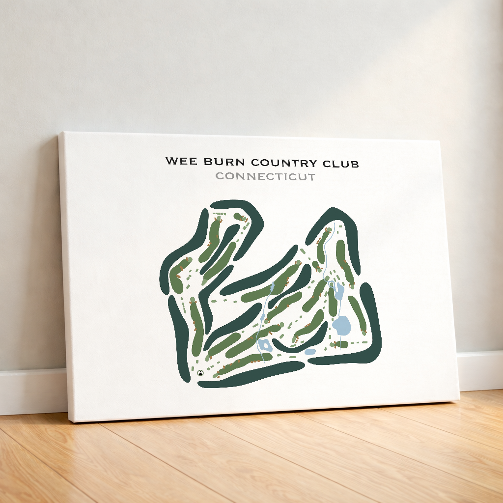 Wee Burn Country Club, Connecticut - Printed Golf Courses
