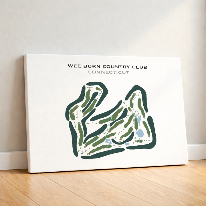 Wee Burn Country Club, Connecticut - Printed Golf Courses