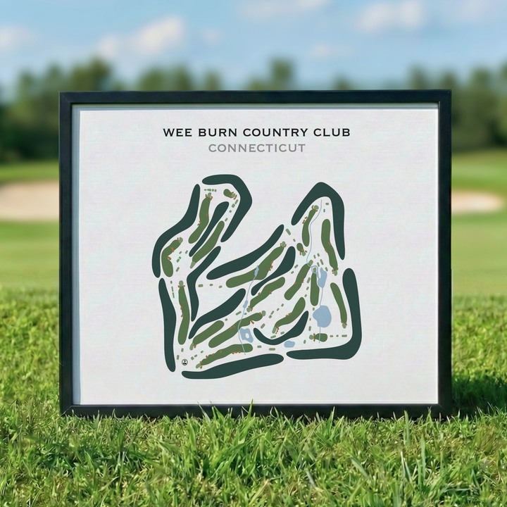 Wee Burn Country Club, Connecticut - Printed Golf Courses