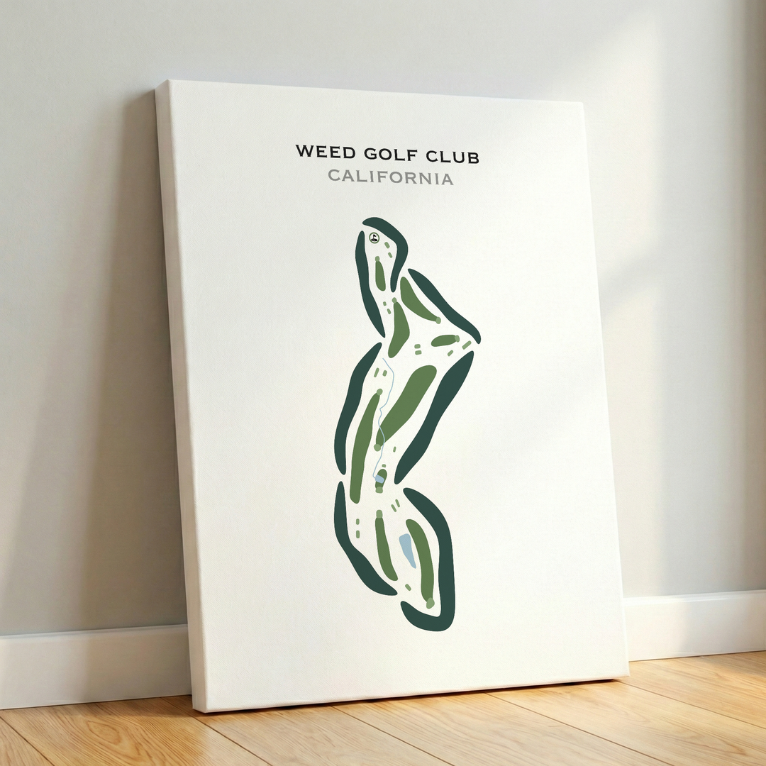 Weed Golf Club, California - Printed Golf Courses