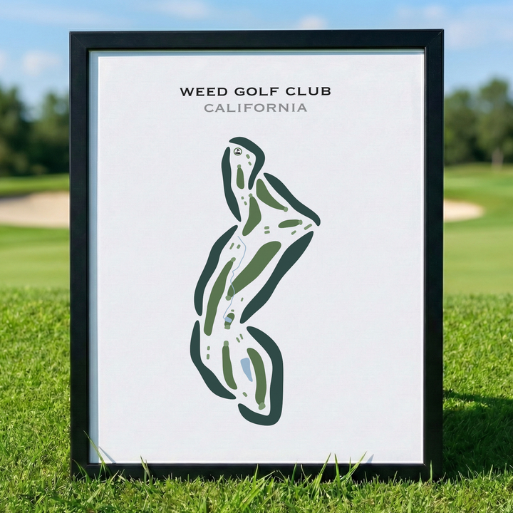 Weed Golf Club, California - Printed Golf Courses