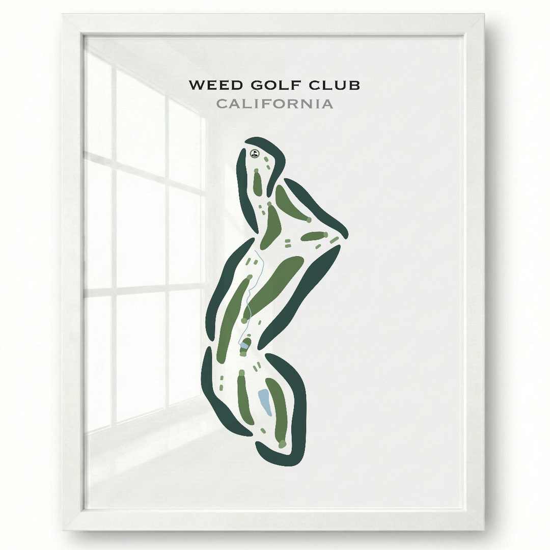 Weed Golf Club, California - Printed Golf Courses
