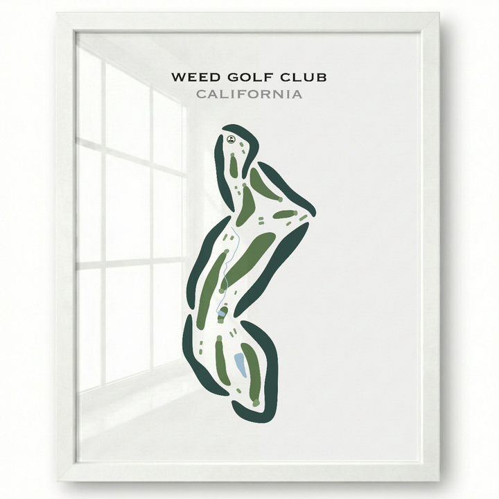 Weed Golf Club, California - Printed Golf Courses