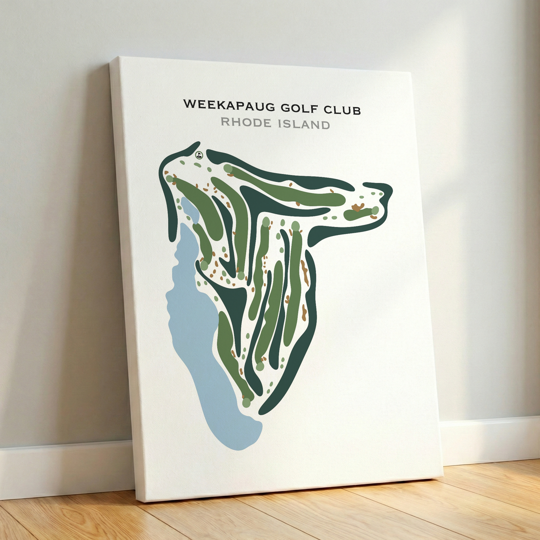 Weekapaug Golf Club, Rhode Island - Printed Golf Courses