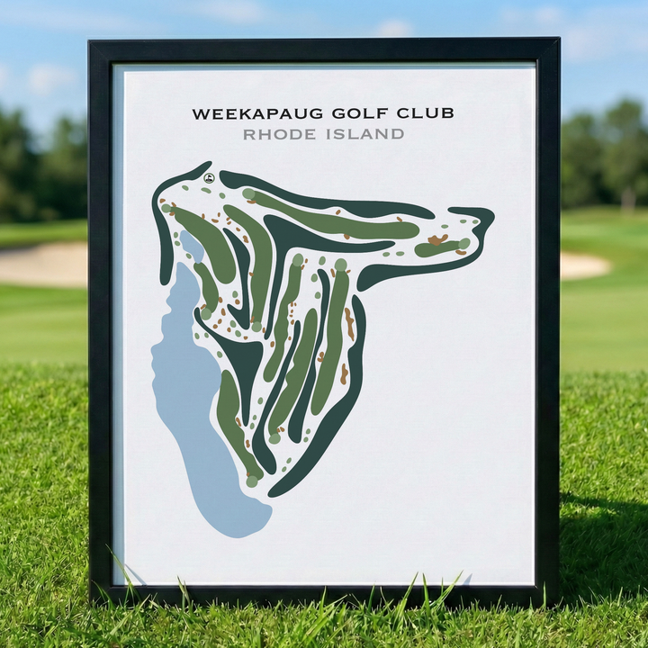 Weekapaug Golf Club, Rhode Island - Printed Golf Courses