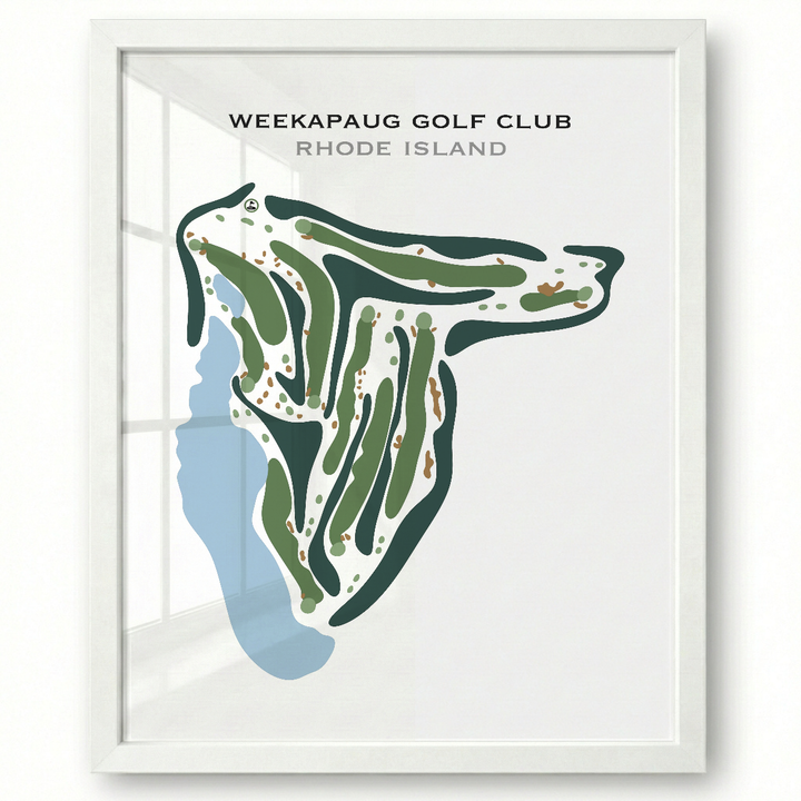 Weekapaug Golf Club, Rhode Island - Printed Golf Courses