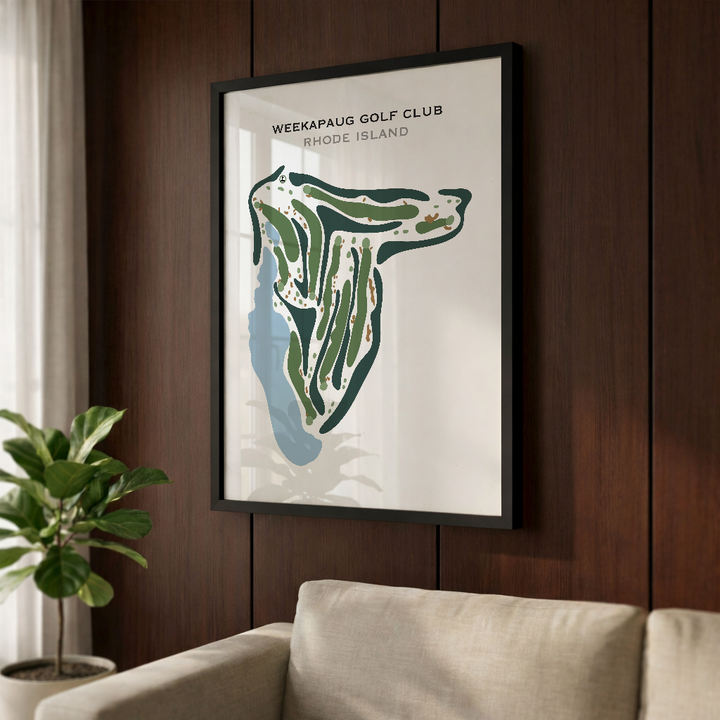Weekapaug Golf Club, Rhode Island - Printed Golf Courses