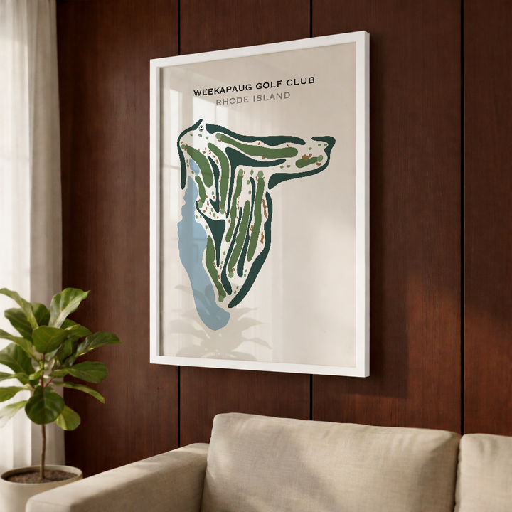 Weekapaug Golf Club, Rhode Island - Printed Golf Courses