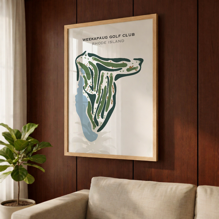 Weekapaug Golf Club, Rhode Island - Printed Golf Courses