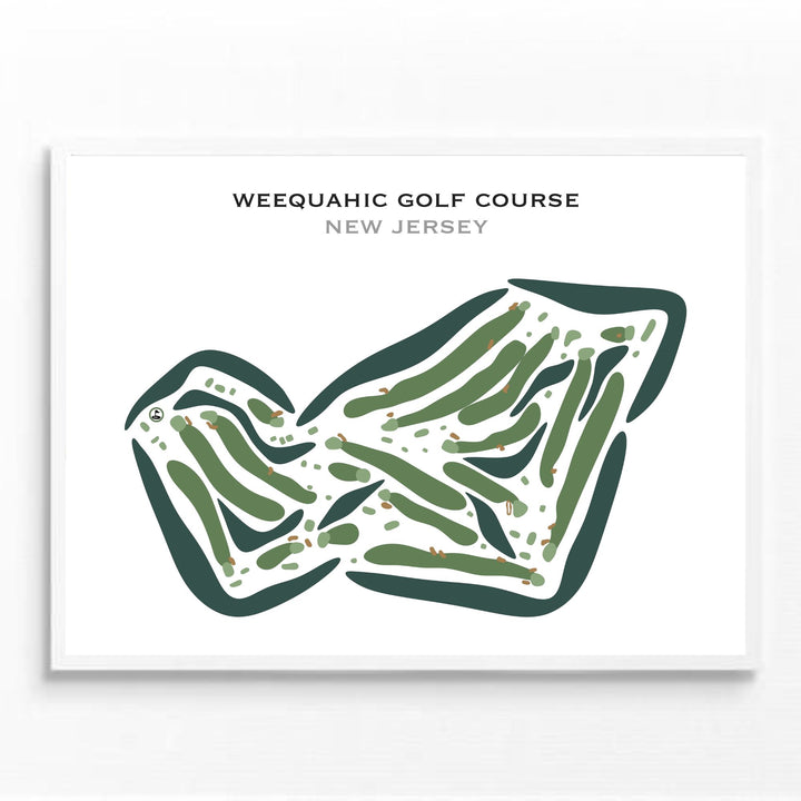 Weequahic Golf Course, New Jersey - Printed Golf Courses