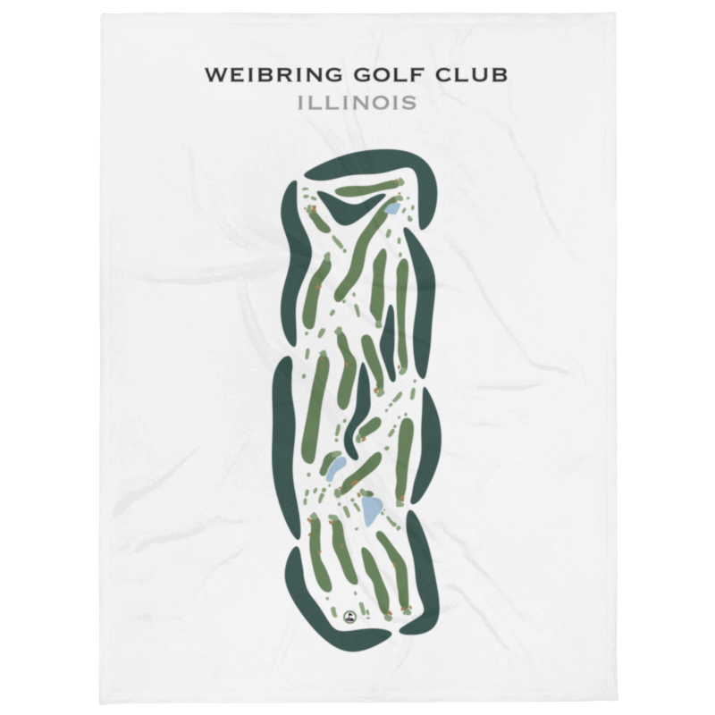 Weibring Golf Club, Illinois - Printed Golf Courses