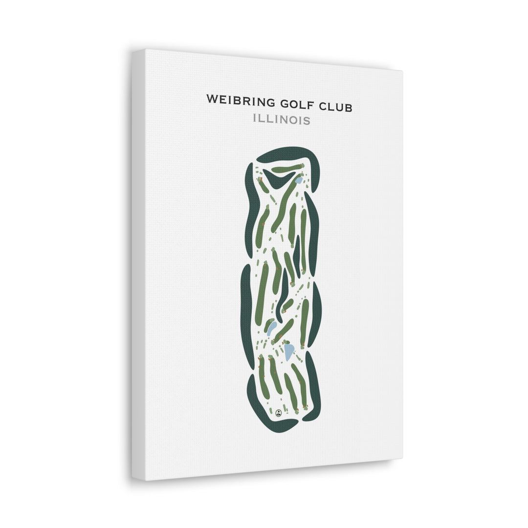 Weibring Golf Club, Illinois - Printed Golf Courses