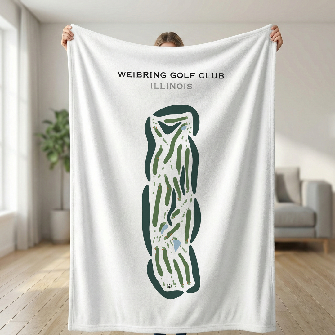 Weibring Golf Club, Illinois - Printed Golf Courses