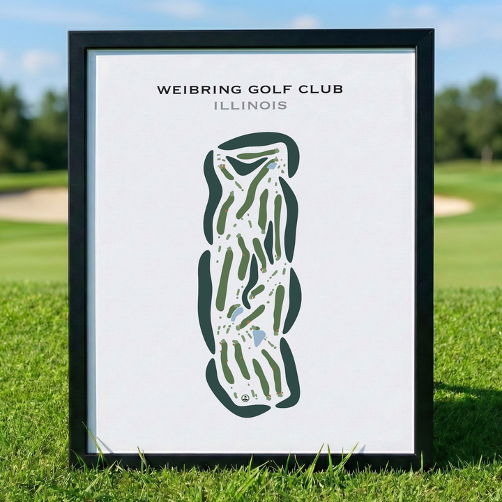 Weibring Golf Club, Illinois - Printed Golf Courses