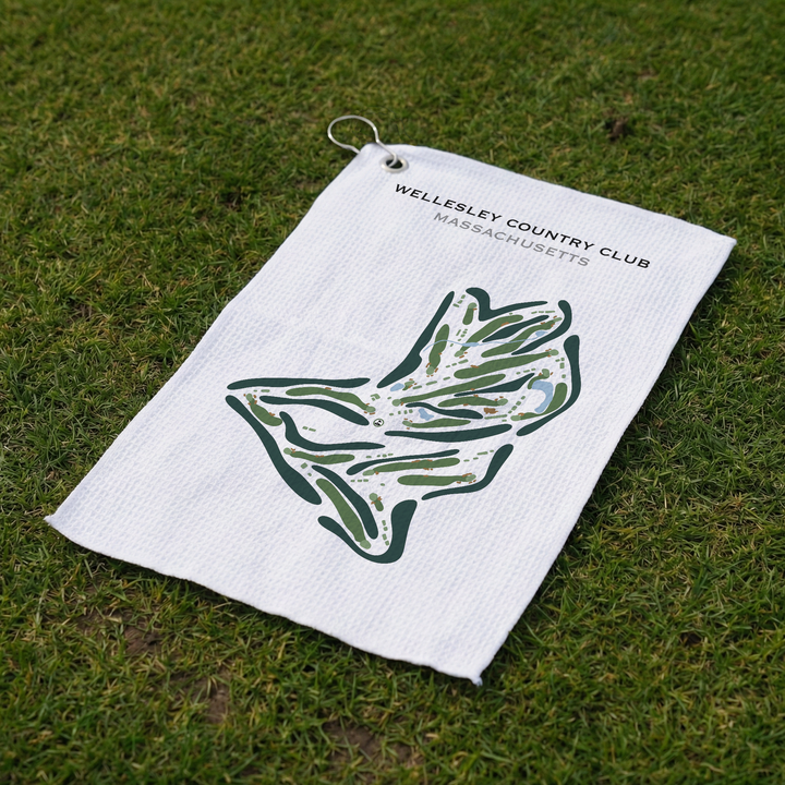 Wellesley Country Club, Massachusetts - Printed Golf Course