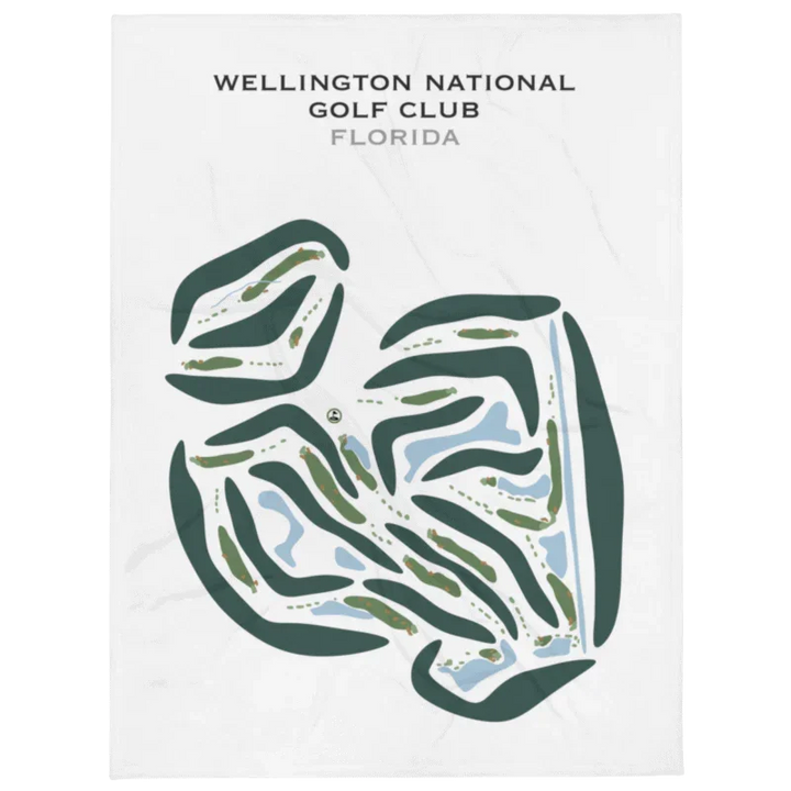 Wellington National Golf Club, Florida - Printed Golf Courses