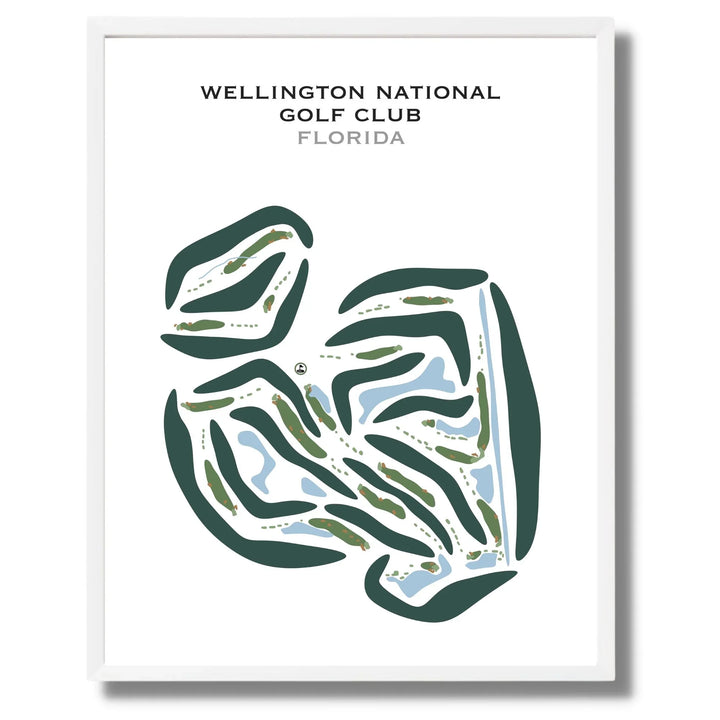 Wellington National Golf Club, Florida - Printed Golf Courses