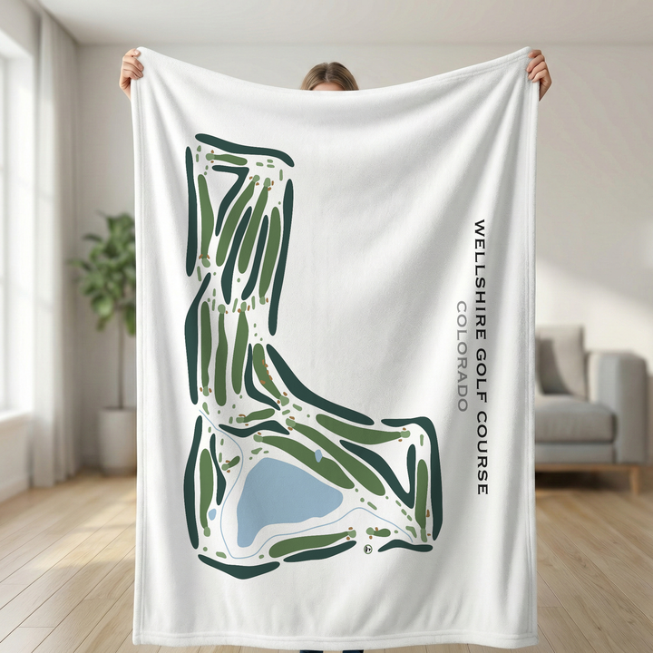 Wellshire Golf Course, Colorado - Printed Golf Course
