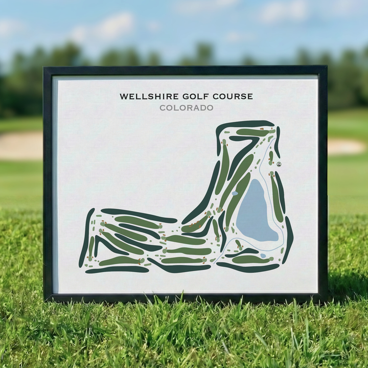 Wellshire Golf Course, Colorado - Printed Golf Course