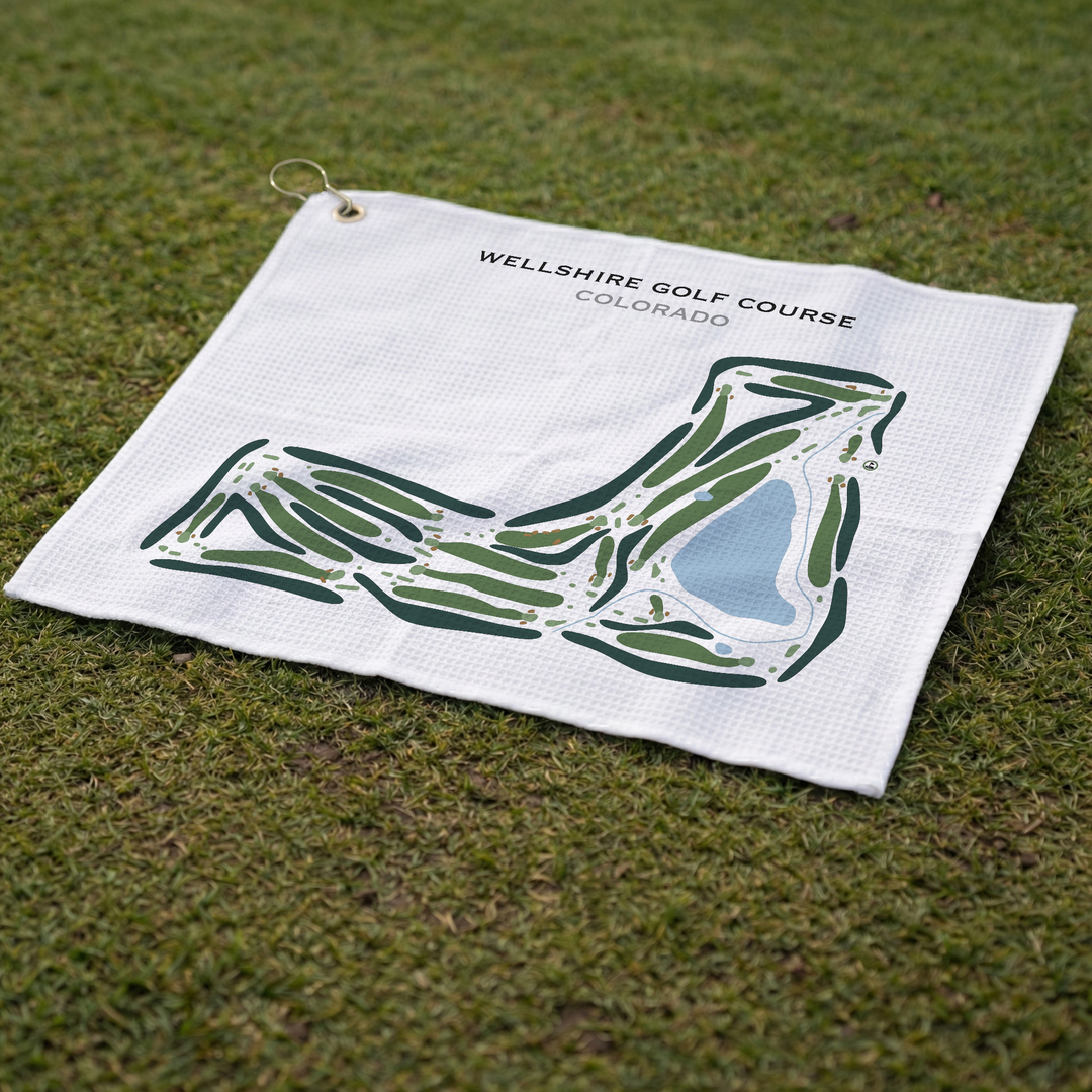 Wellshire Golf Course, Colorado - Printed Golf Course