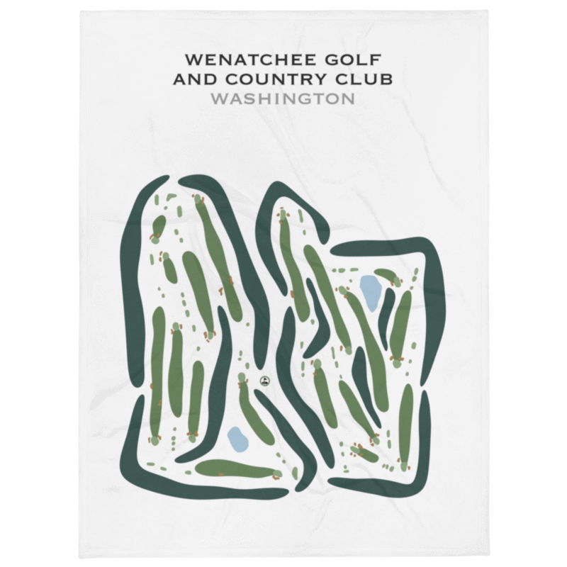 Wenatchee Golf & Country Club, Washington - Printed Golf Courses