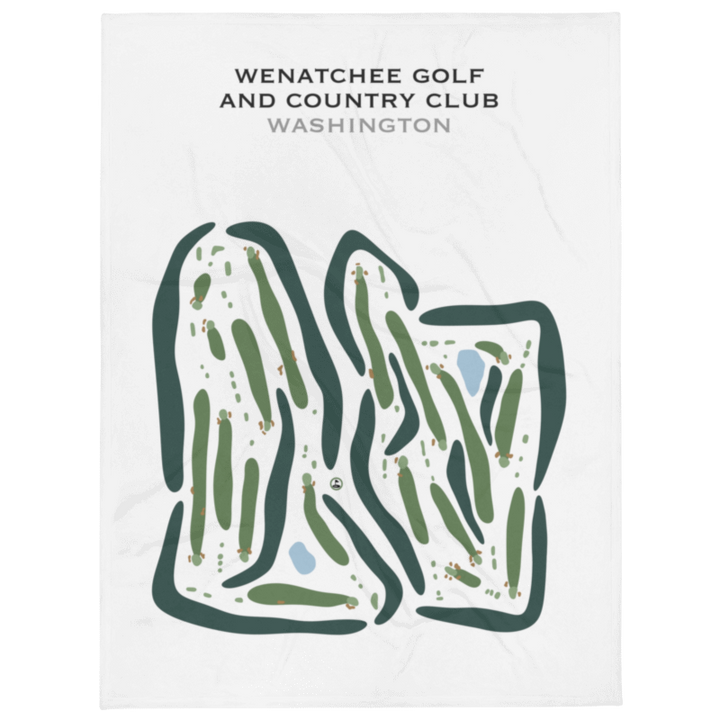 Wenatchee Golf & Country Club, Washington - Printed Golf Courses