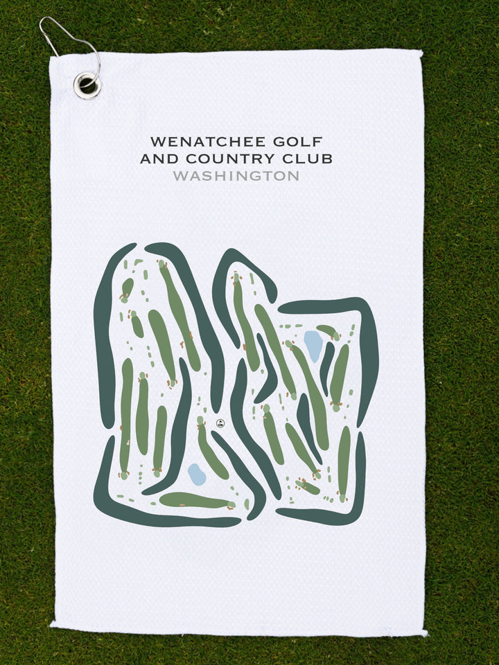 Wenatchee Golf & Country Club, Washington - Printed Golf Courses