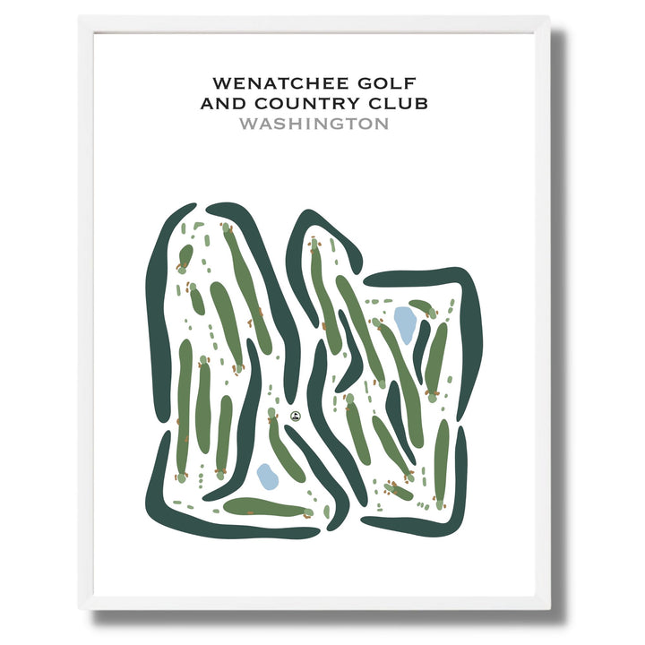 Wenatchee Golf & Country Club, Washington - Printed Golf Courses