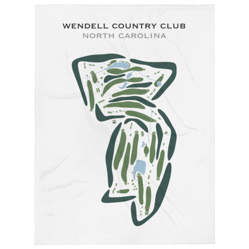 Wendell Country Club, North Carolina - Printed Golf Courses