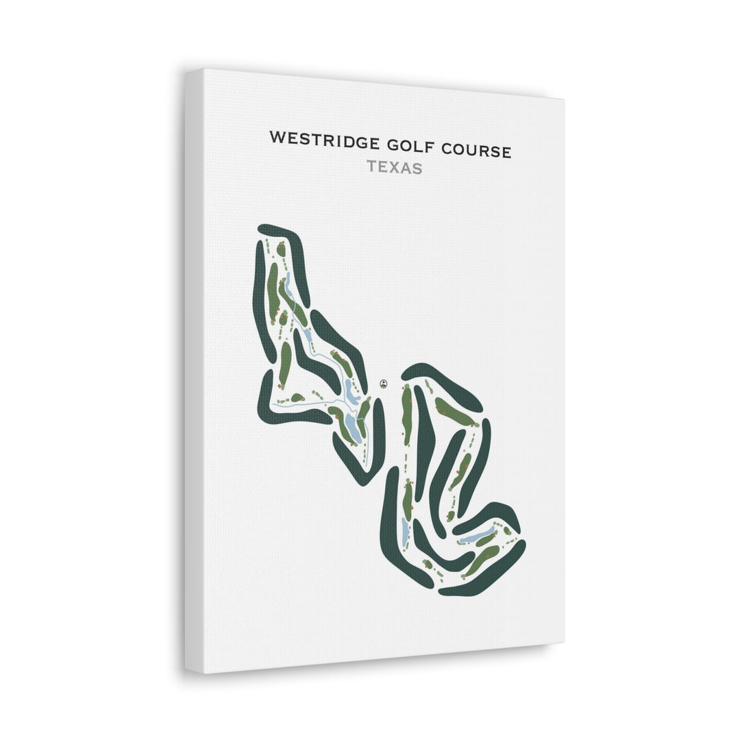 WestRidge Golf Course, Texas - Printed Golf Courses