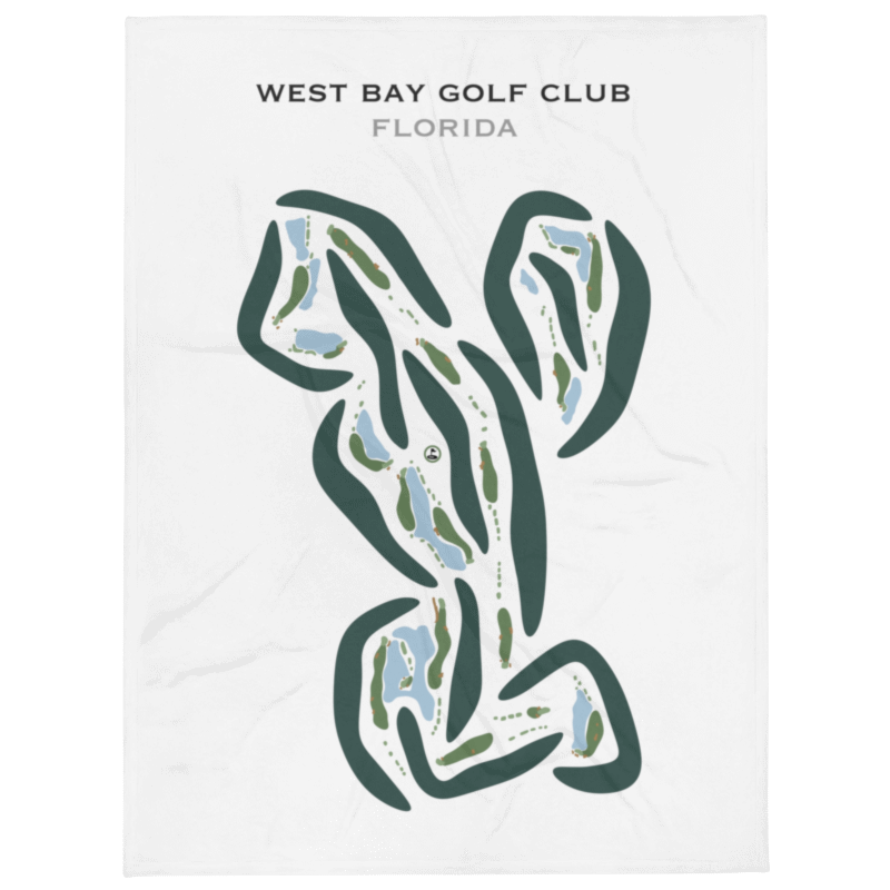 West Bay Golf Club, Florida - Printed Golf Courses