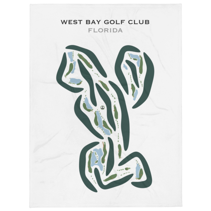 West Bay Golf Club, Florida - Printed Golf Courses
