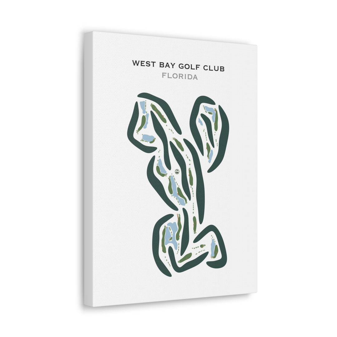 West Bay Golf Club, Florida - Printed Golf Courses