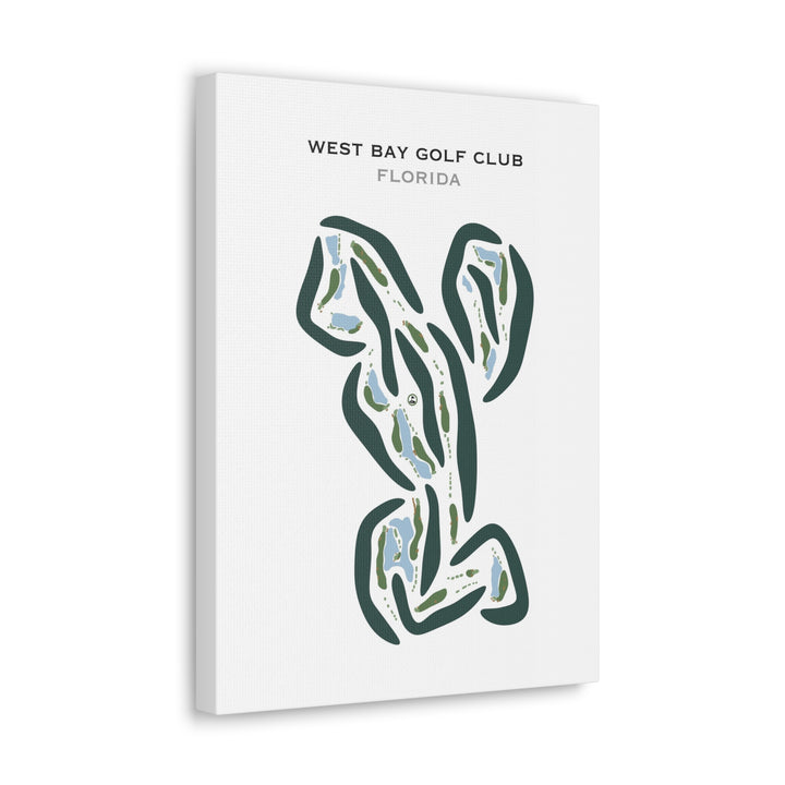 West Bay Golf Club, Florida - Printed Golf Courses