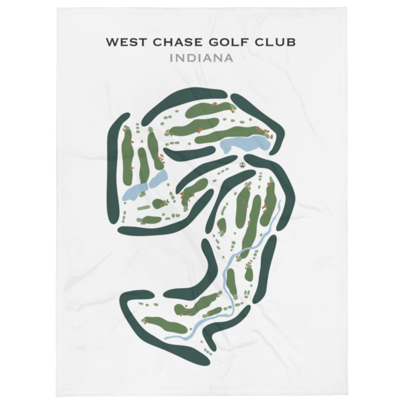 West Chase Golf Club, Indiana - Printed Golf Courses