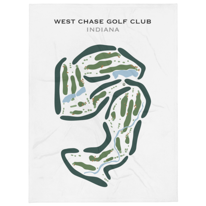 West Chase Golf Club, Indiana - Printed Golf Courses