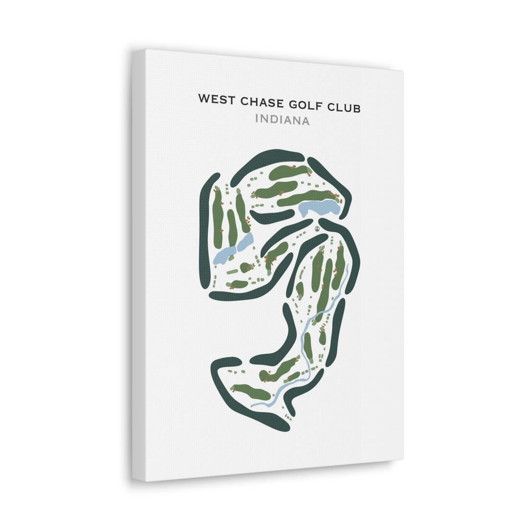 West Chase Golf Club, Indiana - Printed Golf Courses