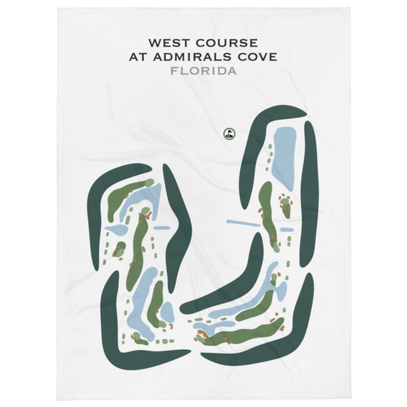West Course at Admirals Cove, Florida - Printed Golf Courses