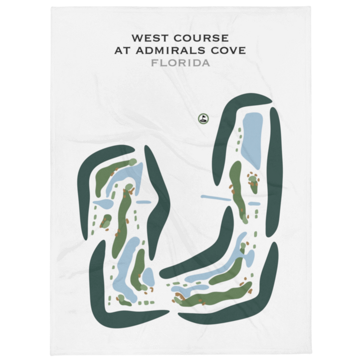 West Course at Admirals Cove, Florida - Printed Golf Courses