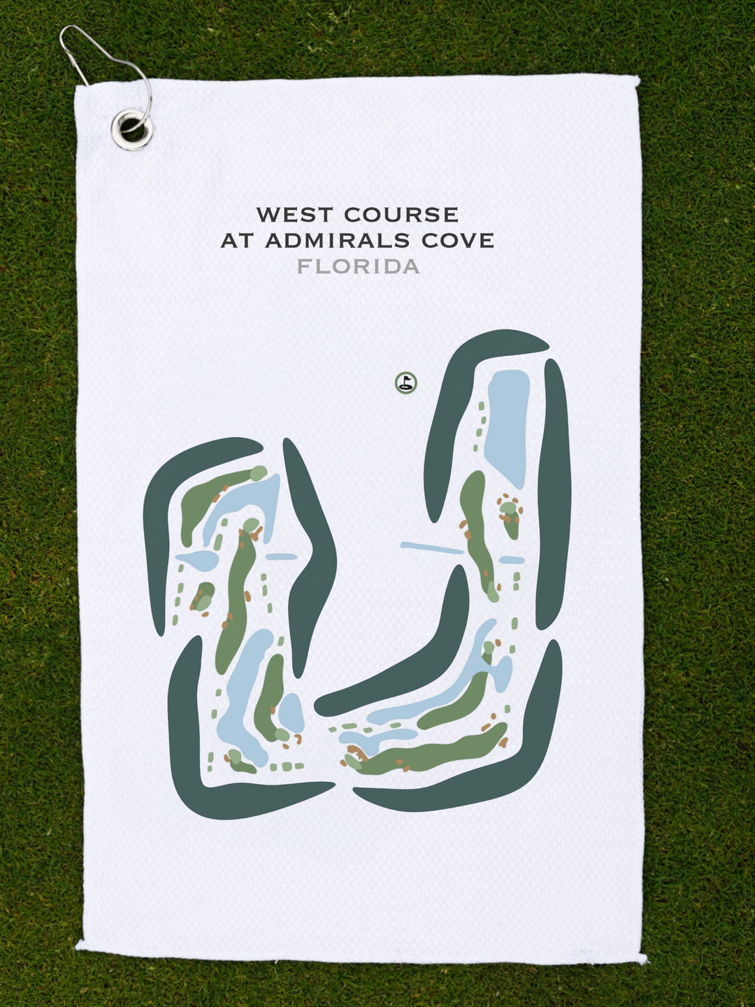 West Course at Admirals Cove, Florida - Printed Golf Courses