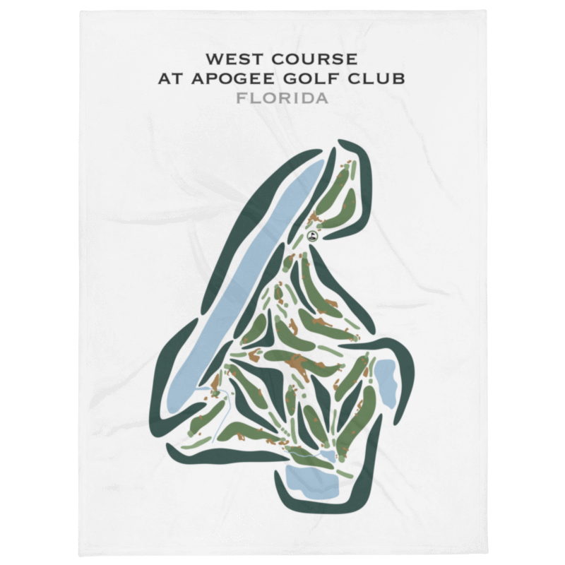 West Course at Apogee Golf Club, Florida - Printed Golf Courses