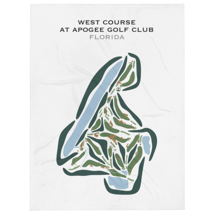 West Course at Apogee Golf Club, Florida - Printed Golf Courses