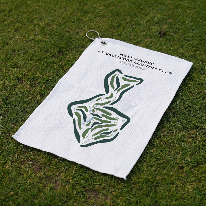 West Course at Baltimore Country Club, Maryland - Printed Golf Courses
